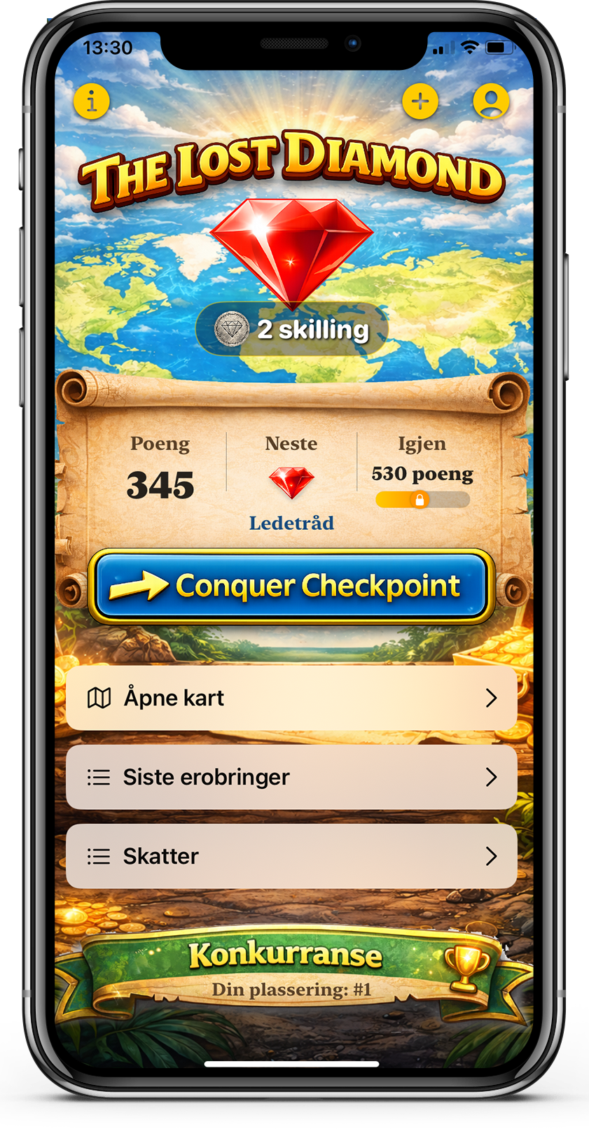 The Lost Diamond App